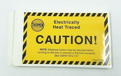 Heat Trace 27200 Thermon Stickers Pack of 25
