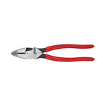 Knipex 09 11 240 Lineman's Pliers with Fish Tape Puller and Crimper - GCW Electrical Supply ltd.