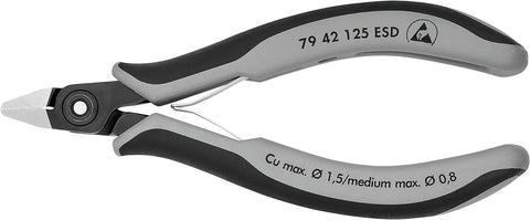 Knipex 79 42 125 ESD Precision Electronics Side Cutter - GCW Electrical Supply ltd.