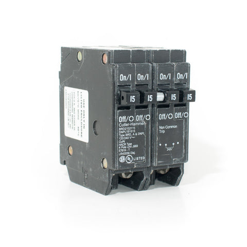 Breaker DNPL151515 Eaton Quad 15/15/15 Amp Plug in - GCW Electrical Supply ltd.