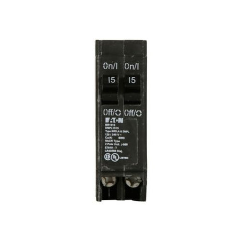 Breaker DNPL1515 Eaton Tandem 15 Amp Plug in - GCW Electrical Supply ltd.