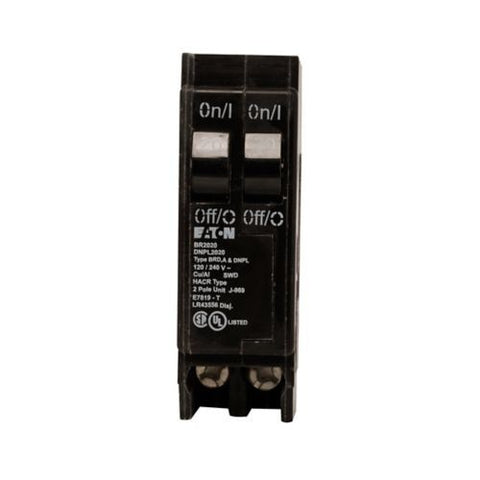 Breaker DNPL2020 Eaton Tandem 20 Amp Plug in - GCW Electrical Supply ltd.