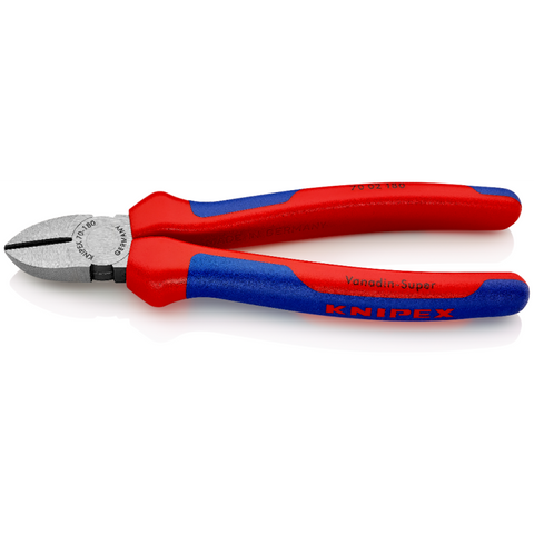 Knipex 70 02 180 7 1/4" Diagonal Cutter with Multi Component Handles - GCW Electrical Supply ltd.