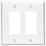 Two Gang Cover Plate - White - Great Canadian Wholesale Ltd.