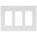 Three Gang Cover Plate - White - Great Canadian Wholesale Ltd.